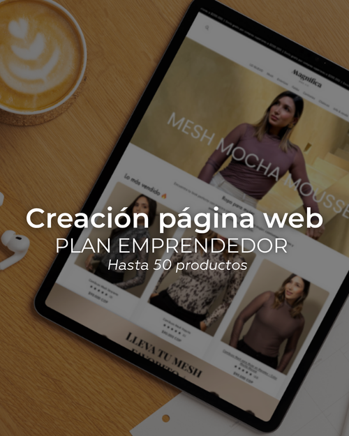 Creación tienda Shopify | Plan emprendedor