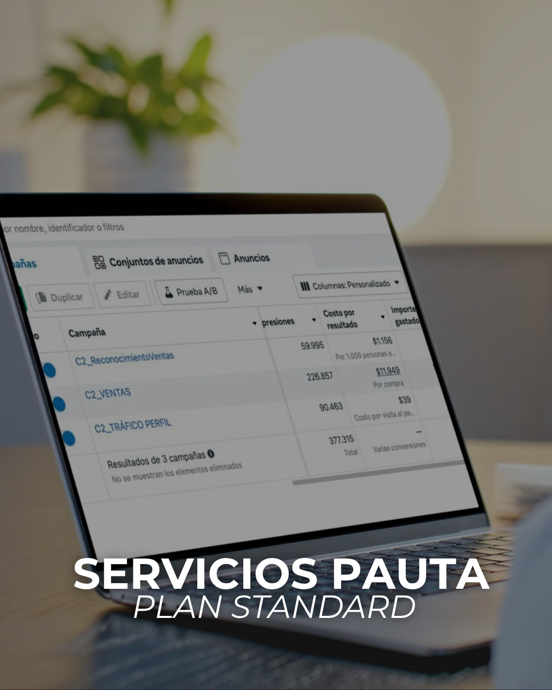 Servicios Pauta | PLAN STANDARD